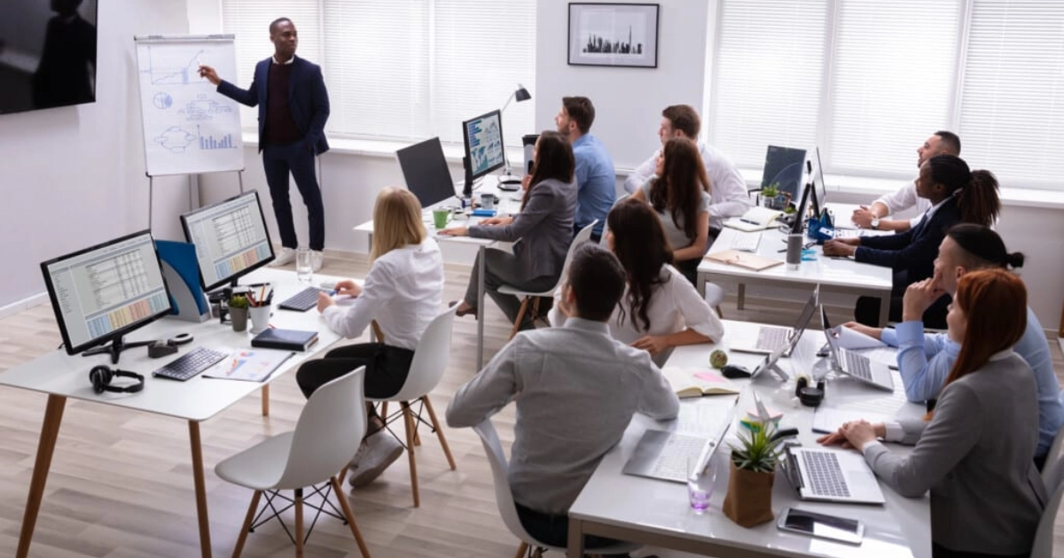 What does corporate training include?