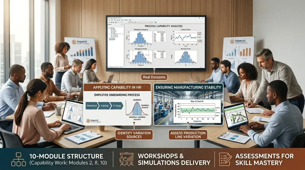 Imperial's Master Black Belt Course Hands-On Capability Analysis Work