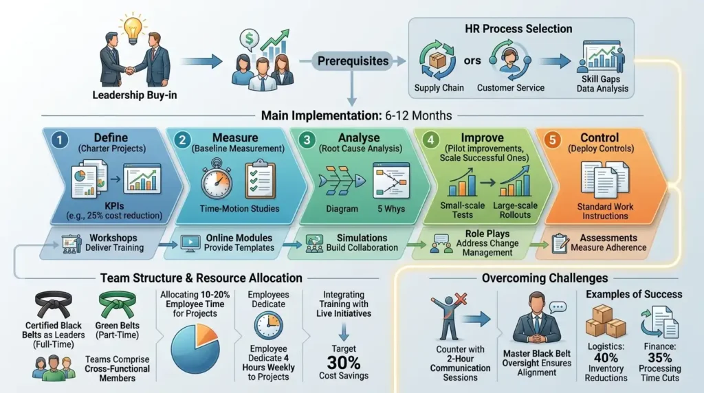 How Do Organisations Implement Lean Six Sigma Effectively?