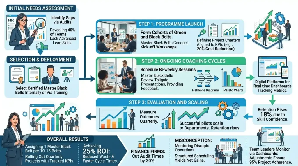 How Do Organisations Implement Master Black Belt Mentoring in Corporate Environments