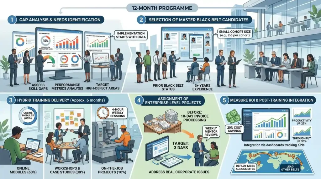 How Do Organisations Implement Master Black Belt Training in Corporate Environments