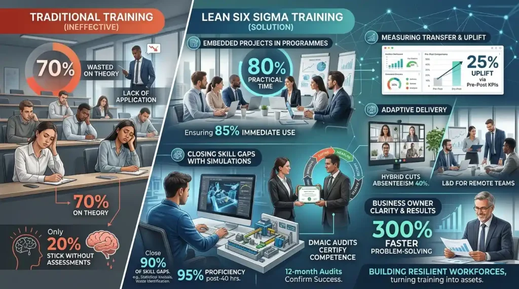 How Does Lean Six Sigma Address Ineffective Training Challenges