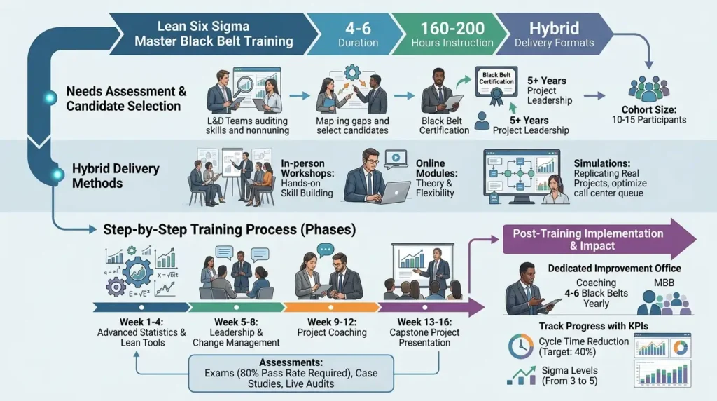 How Does Lean Six Sigma Master Black Belt Training Work in Corporate Environments