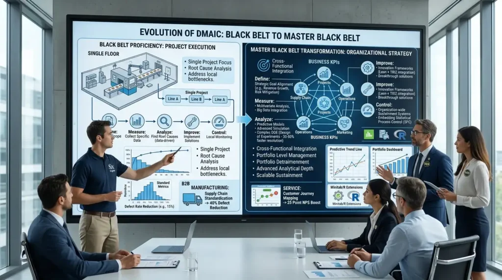 How Does MBB Training Expand DMAIC Application Beyond Black Belt Proficiency
