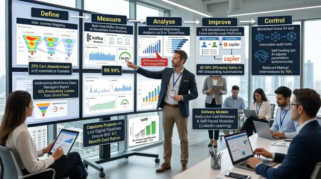 How Does Master Black Belt Training Handle Data-Driven DMAIC in Digital Workflows