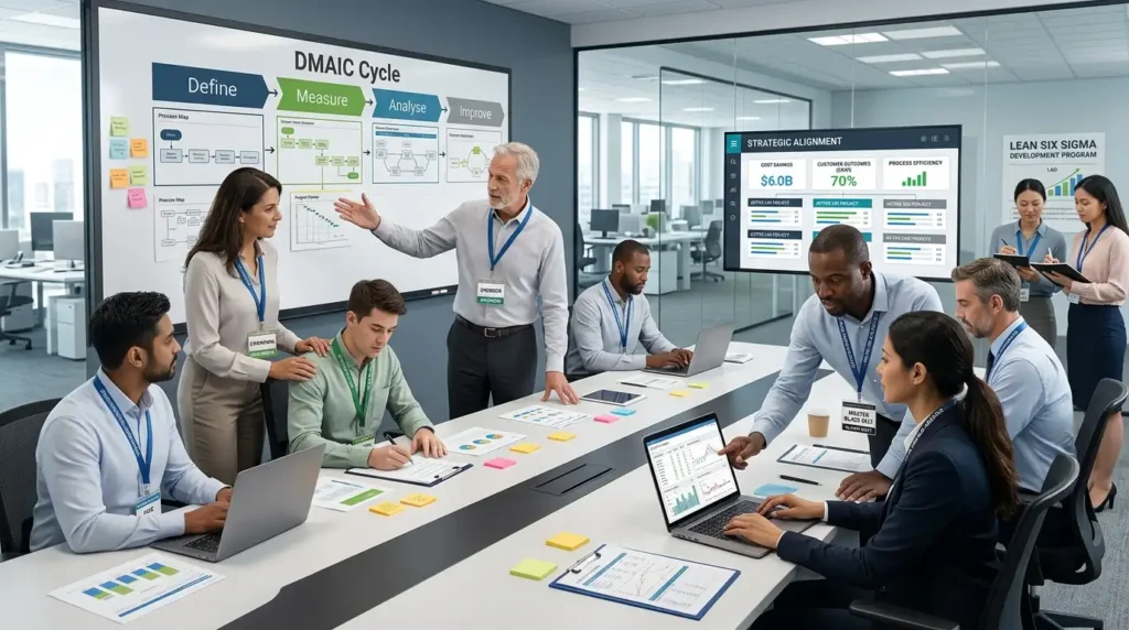 How does Lean Six Sigma leadership work in corporate environments