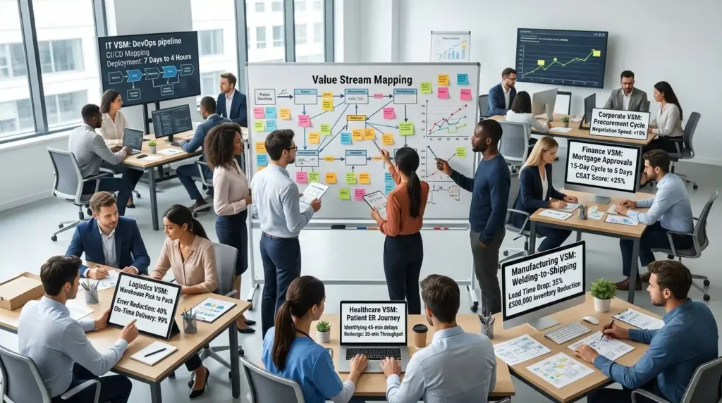 What Are Common Use Cases for Value Stream Mapping Across Industries