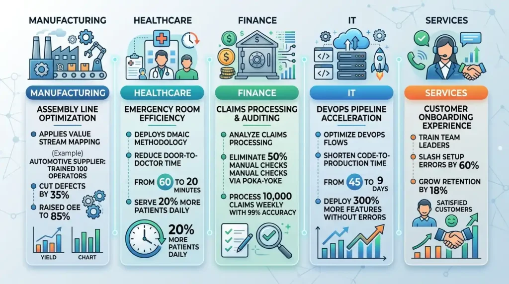 What Are Real-World Use Cases for Lean Six Sigma in Corporations