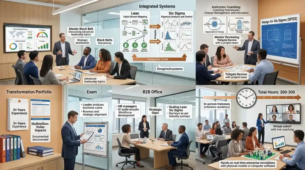 What Characterizes a Master Black Belt Course