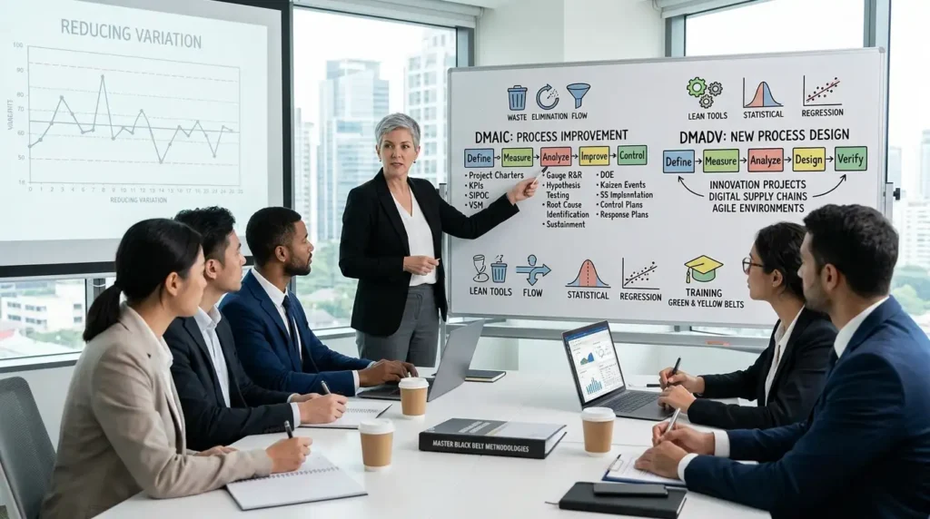 What Core Methodologies Form the Foundation of Master Black Belt Training