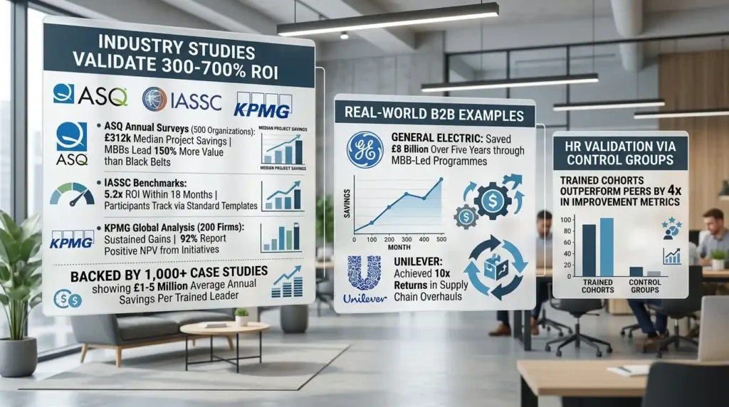 What Evidence Supports Typical Master Black Belt ROI Claims?