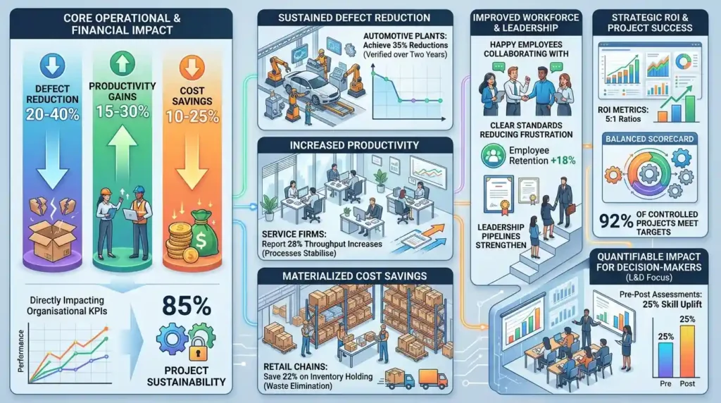 What Measurable Outcomes Does the Control Phase Produce for Businesses?