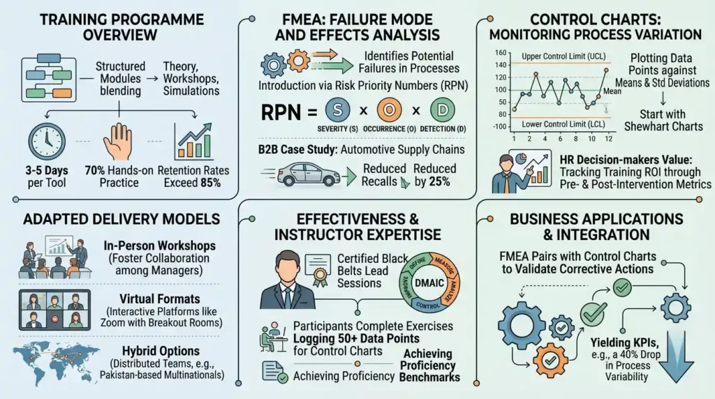 What Training Approaches Cover FMEA and Control Charts