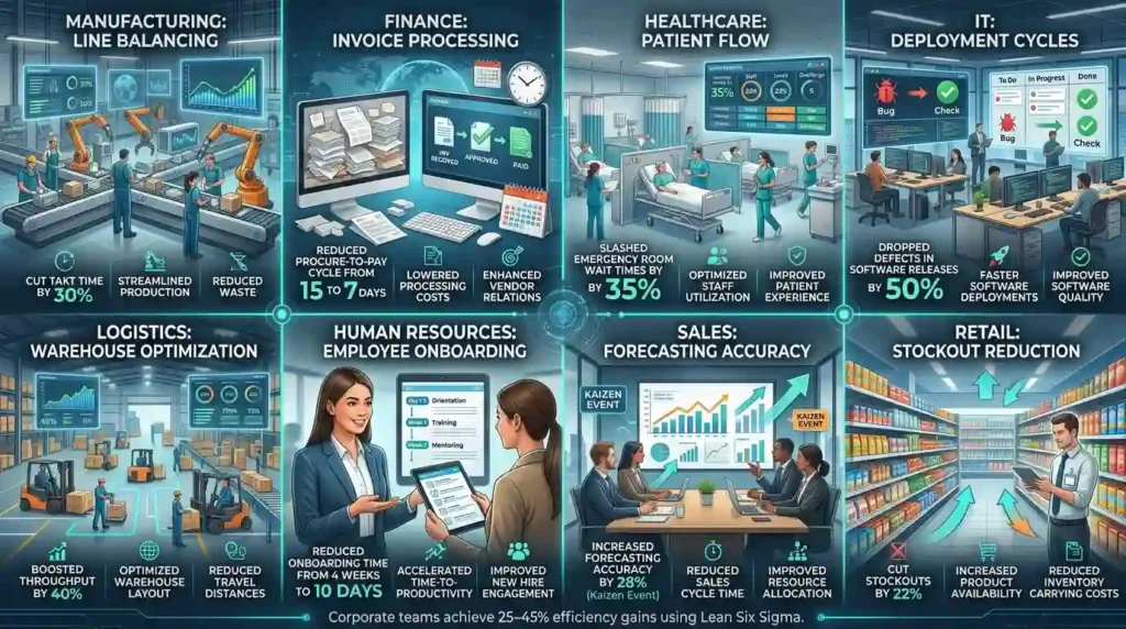 What Use Cases Demonstrate Lean Six Sigma in Corporate Teams