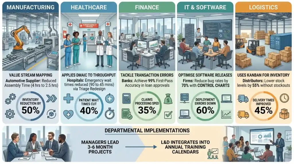 What Use Cases Demonstrate Lean Six Sigma in Corporate Teams?