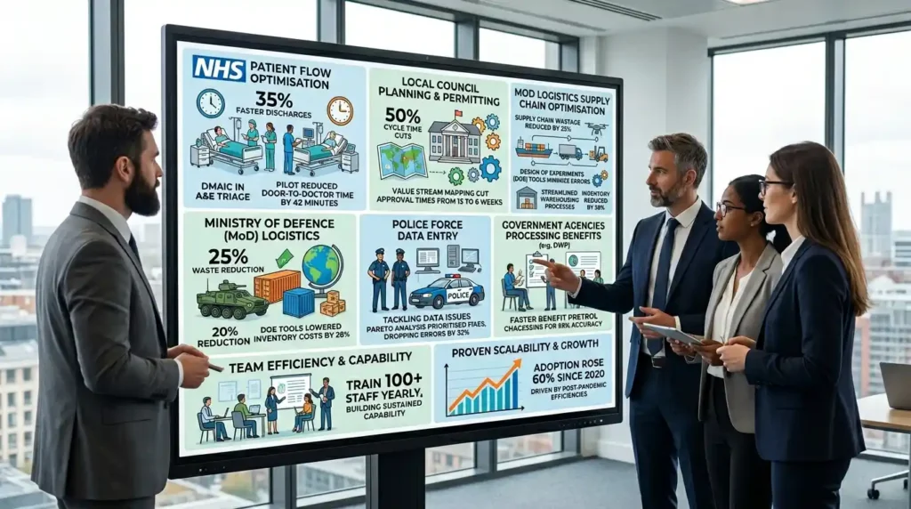 What Use Cases Demonstrate Lean Six Sigma in UK Public Sector Departments