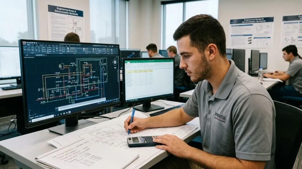 Does Imperial’s HVAC Programme Include Pipe Sizing and Annotation Exercises