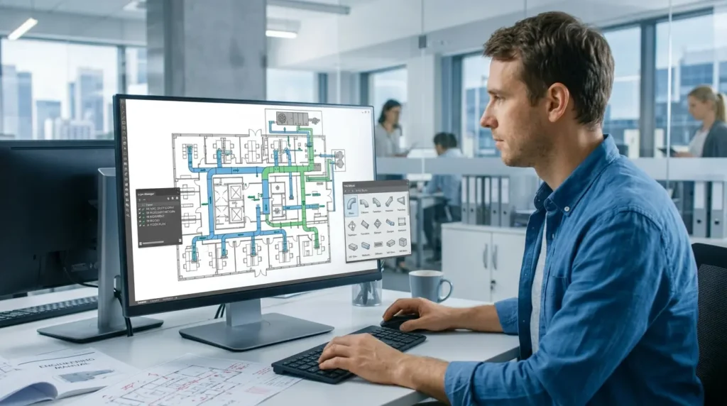HVAC drafting skills