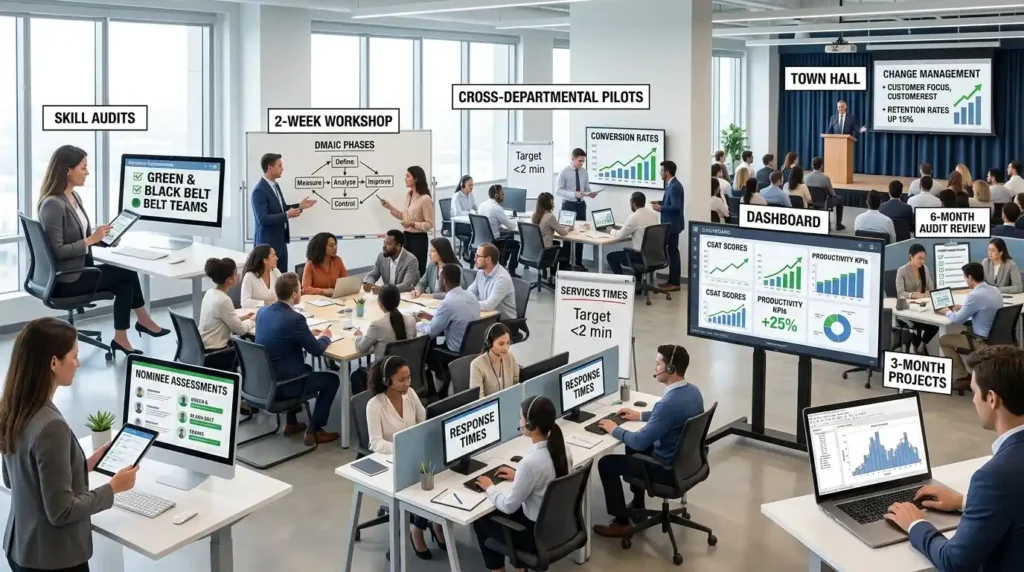 How Do Organisations Implement Lean Six Sigma for Customer Metrics