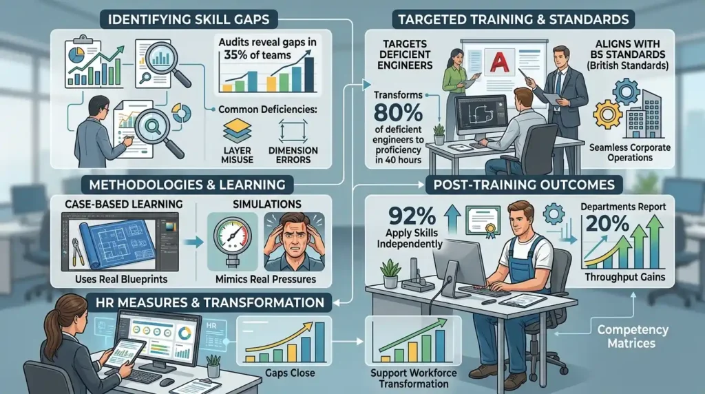How Does AutoCAD Address Employee Skill Gaps in Plumbing Design?