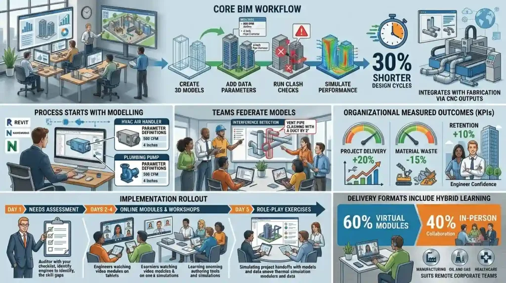 How Does BIM Work in Corporate HVAC and Plumbing Design Processes?