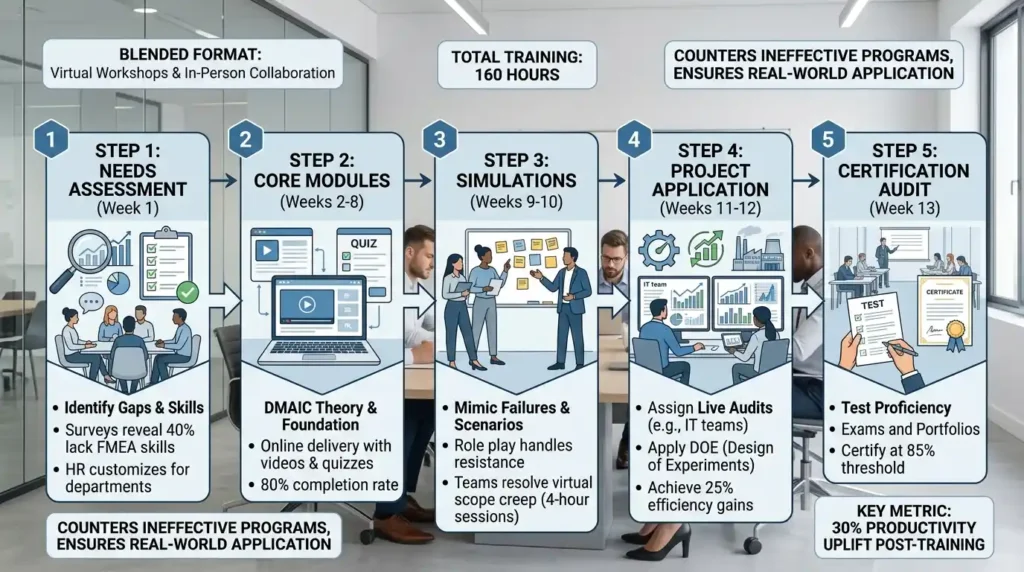 How Is Lean Six Sigma Failure Mode Training Delivered Step by Step