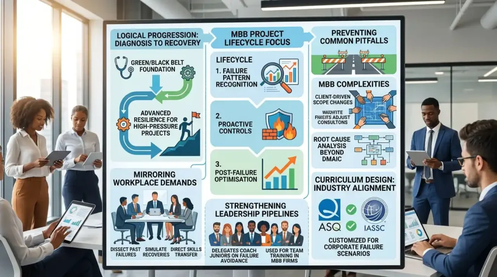 Why choose Imperial's structure for handling project failures?