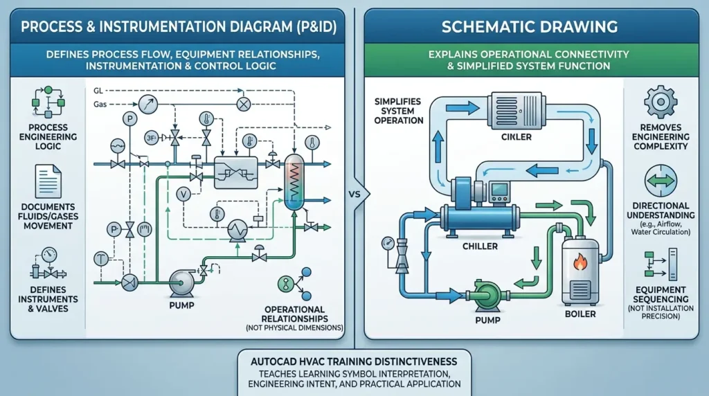 What Is the Functional Difference Between A P&ID And A Schematic Drawing