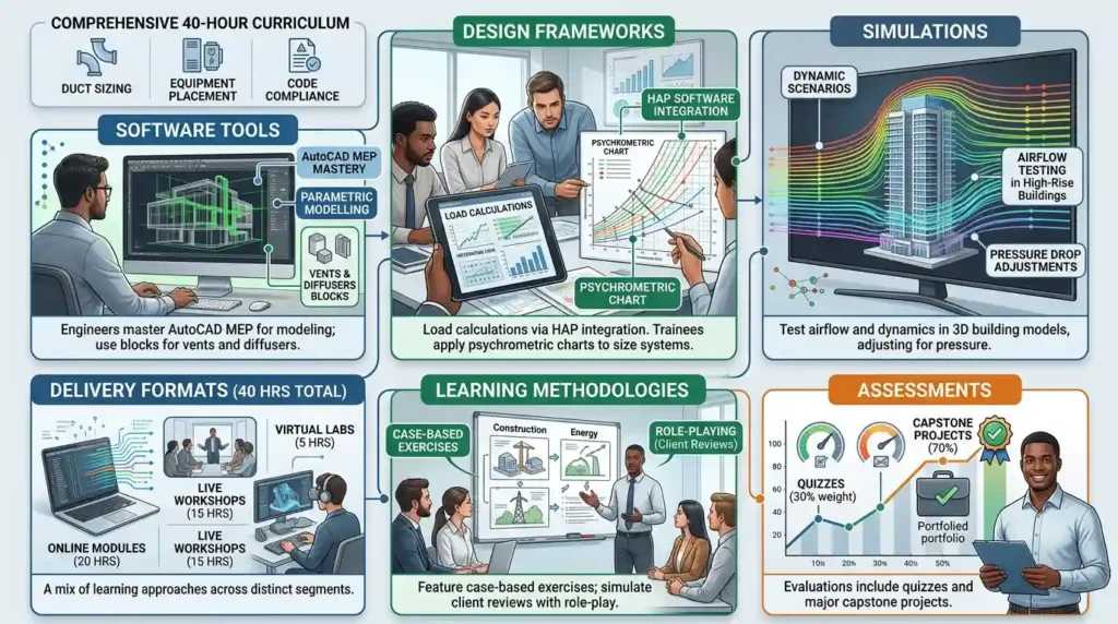 What Key Components Does AutoCAD HVAC Training Include