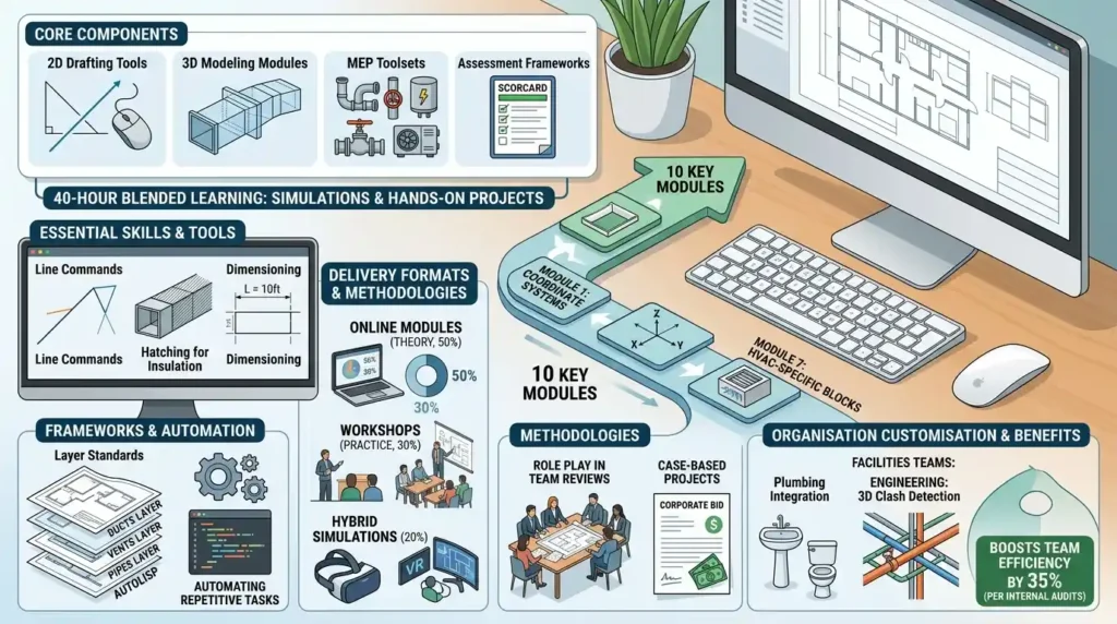 What Key Components Make Up AutoCAD HVAC Training
