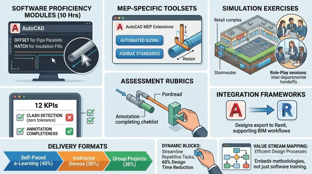 What Key Components Make Up Effective AutoCAD HVAC and Plumbing Training?