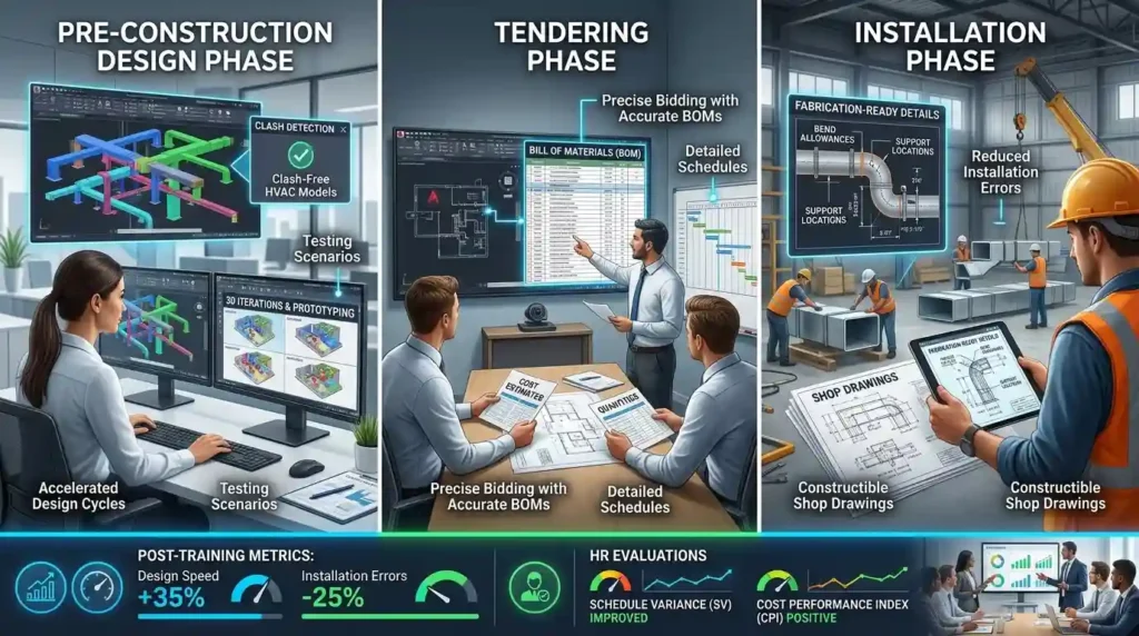 What Project Phases Benefit Most from AutoCAD HVAC-Trained Engineers