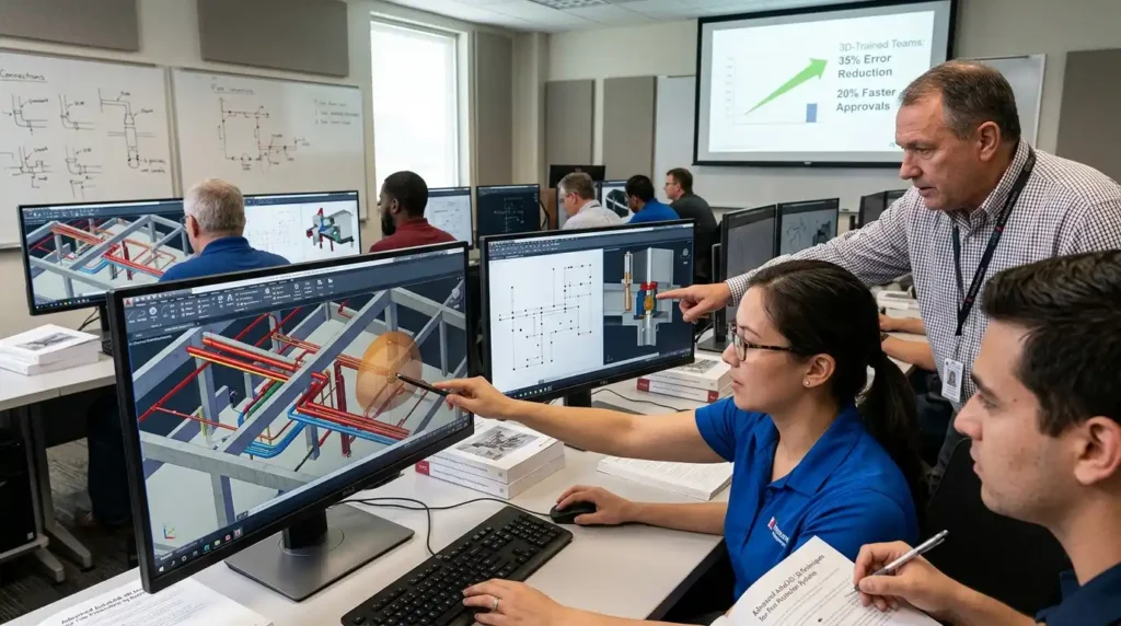 What Role Does 3D Modelling Play in AutoCAD Training for Fire Sprinkler Systems