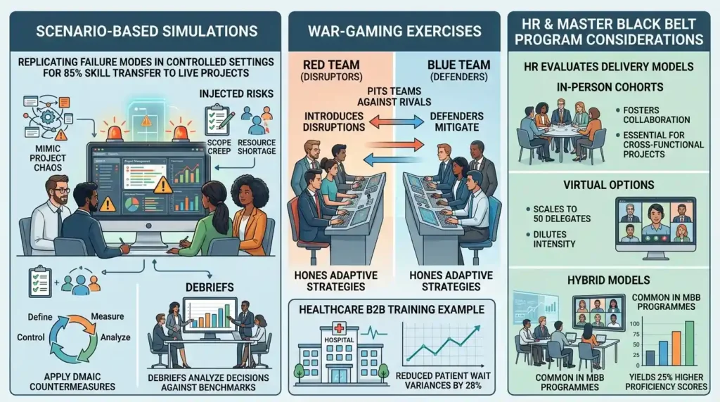 What Simulation Techniques Build Risk Handling Proficiency?
