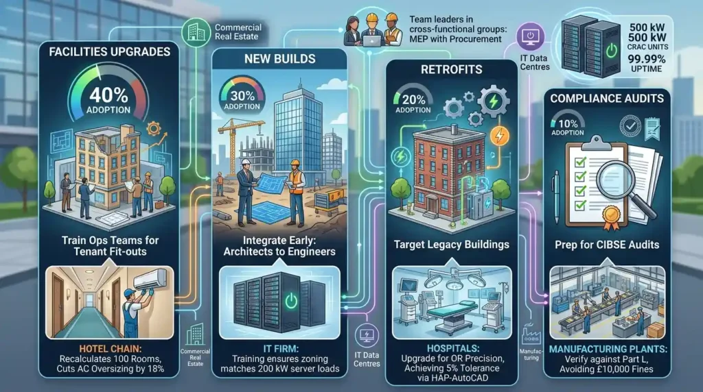 What Use Cases Show Load Calculation in Corporate Environments?