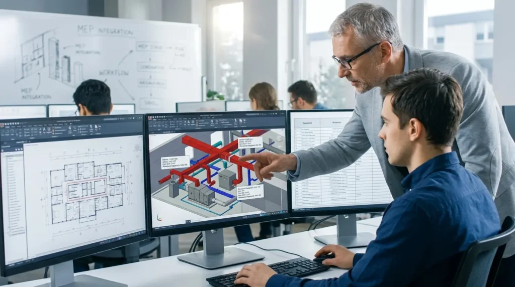 What advantages does AutoCAD MEP provide for HVAC design training