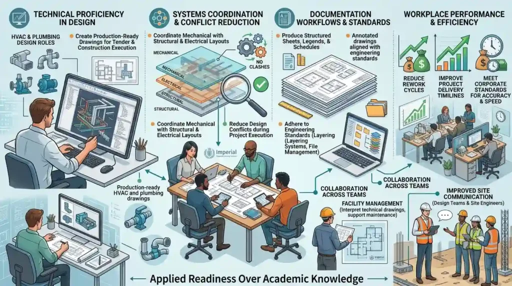 What results can graduates expect in terms of job readiness and workplace performance in MEP firms