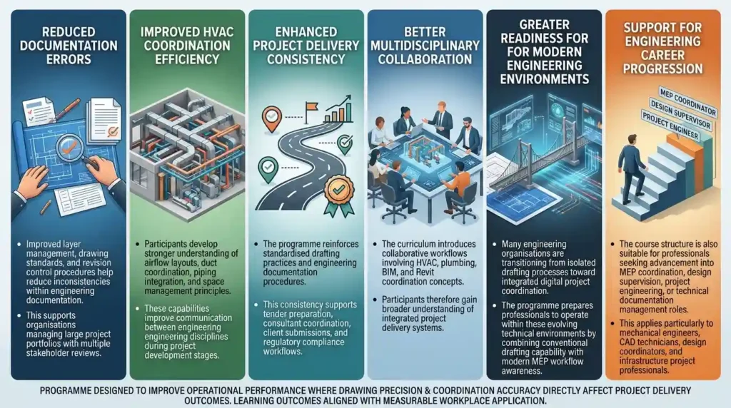 What workplace outcomes can organisations and professionals expect