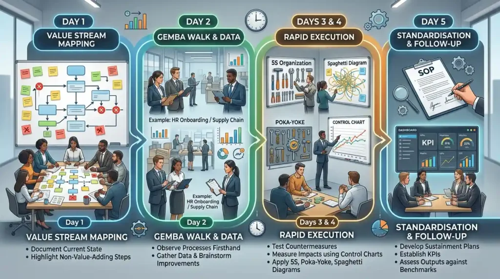 Workshop Structure and Kaizen Application