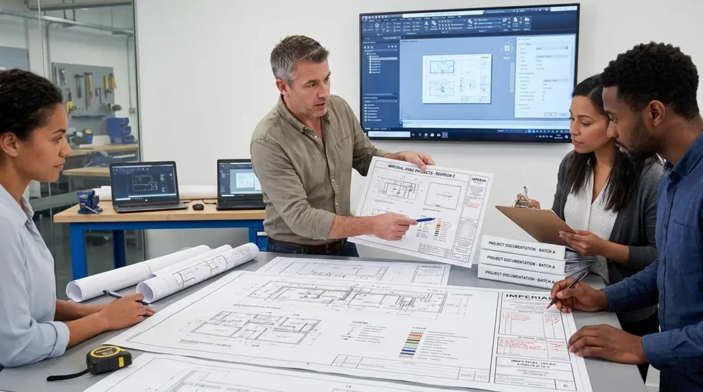 Does Imperial's HVAC Programme Teach Professional Drawing Plotting Techniques
