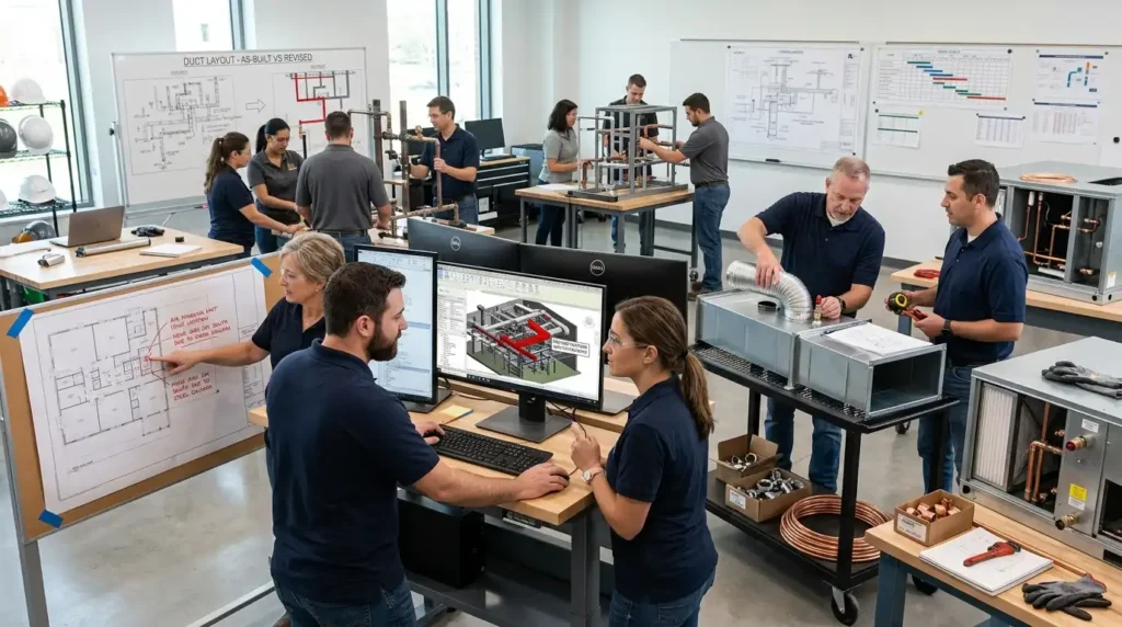 How Are Real Construction Changes Simulated During Training