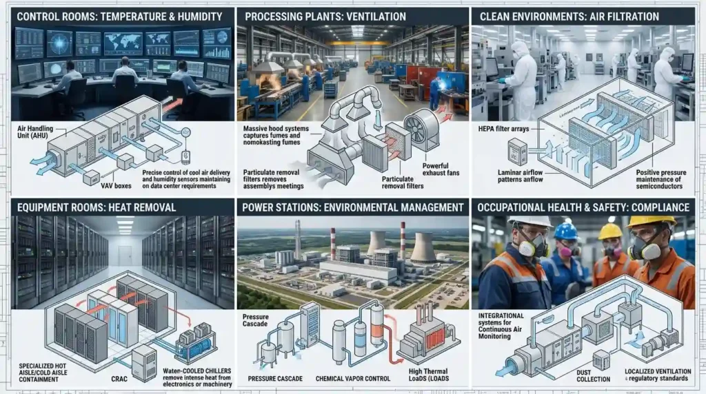 How Industrial Facilities Use HVAC Systems