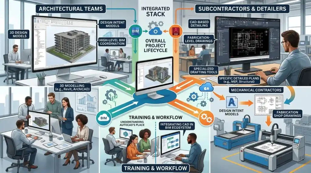 The Continuing Role of CAD in BIM-Centred Projects