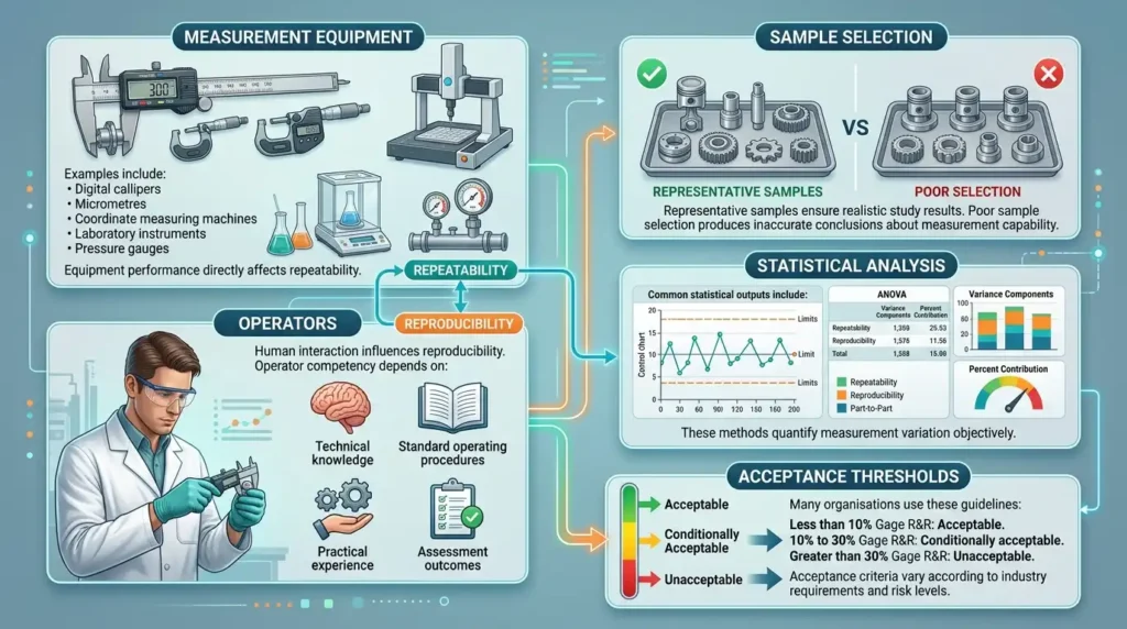 What Components Are Included in a Gage R&R Study
