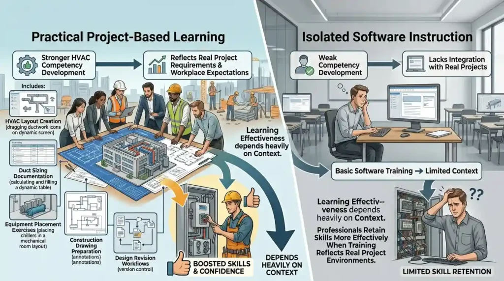 Which Learning Approaches Produce Better Results for HVAC Professionals