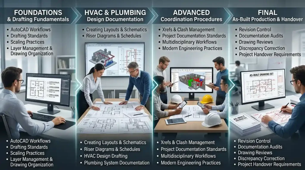 Why Is the Course Structured to Include As-Built Drawing Techniques