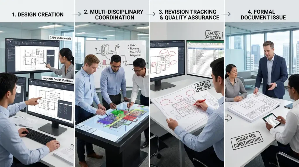Why Is the Course Structured to Include Drawing Issue Management Procedures?