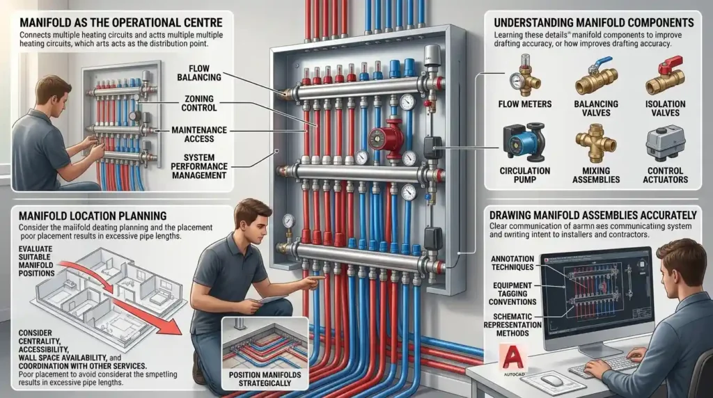 Why is manifold design an important part of HVAC drafting training