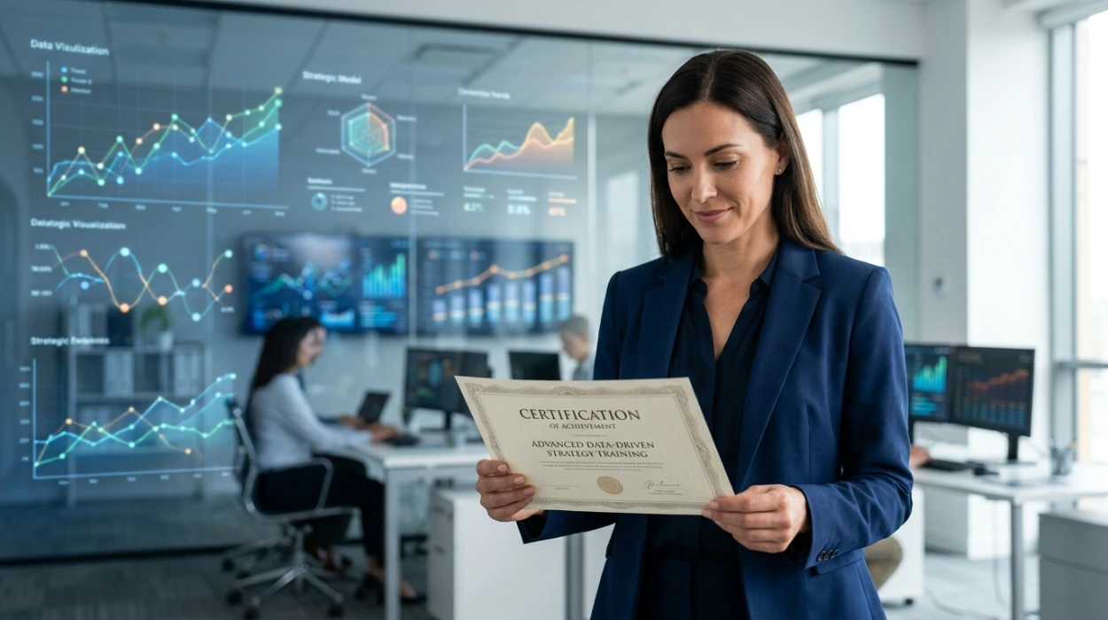 What Certification Does Imperial Award After Completing Data-Driven Strategy Training?